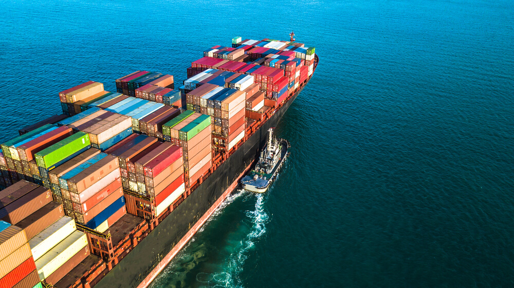 Aerial,View,Container,Ship,Business,Import,Export,Logistic,And,Transportation
