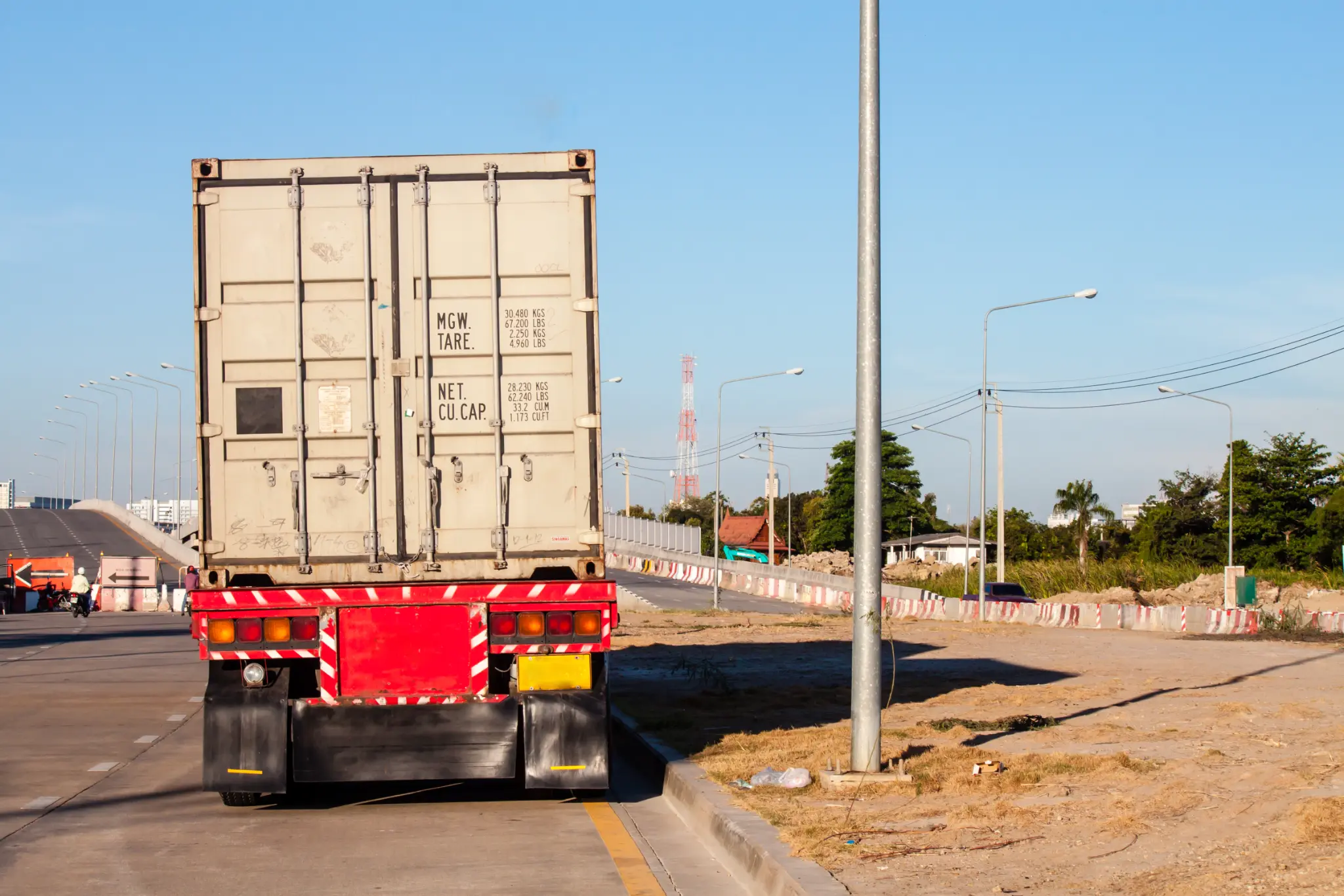 Transport routier de conteneurs en Afrique